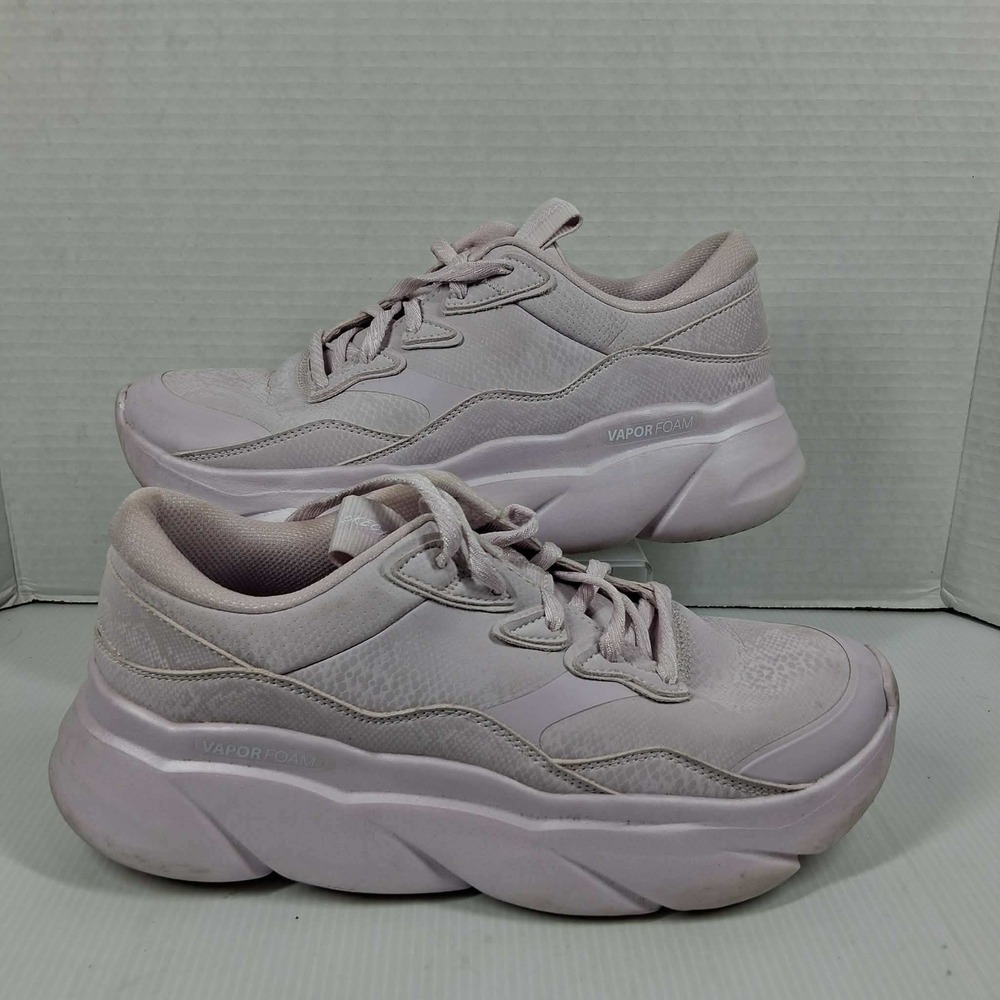 Skechers Vapor Foam Lavender Chunky Platform Sneakers 150083 Womens 9 Lavender